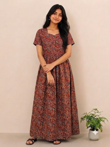 MFS136 Peacock Height maxi frock YY1 YY2