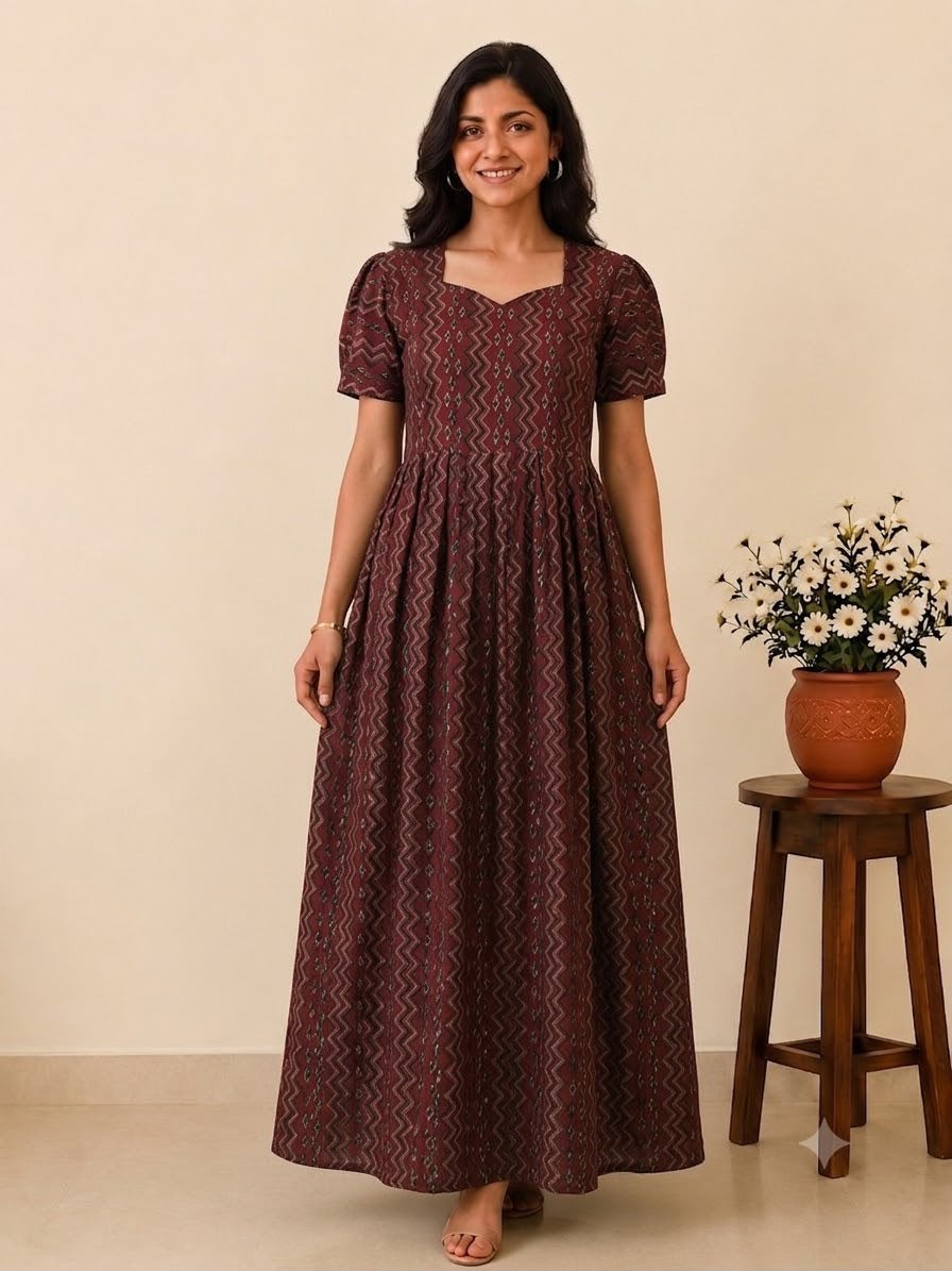 MFS146 Peacock Height maxi frock YY1 YY2