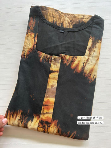 AASZ048 Peacock zip Nighty