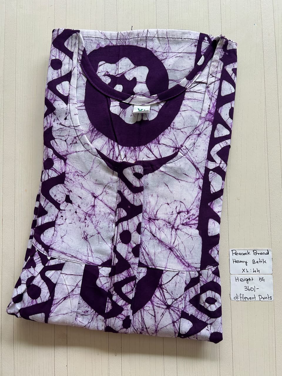 AASBP 063 Peacock Pleats Zip Nighty BP