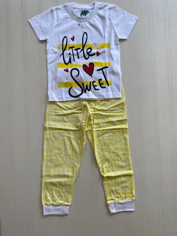 GKS023 GIRL KIDS SHORTS SET