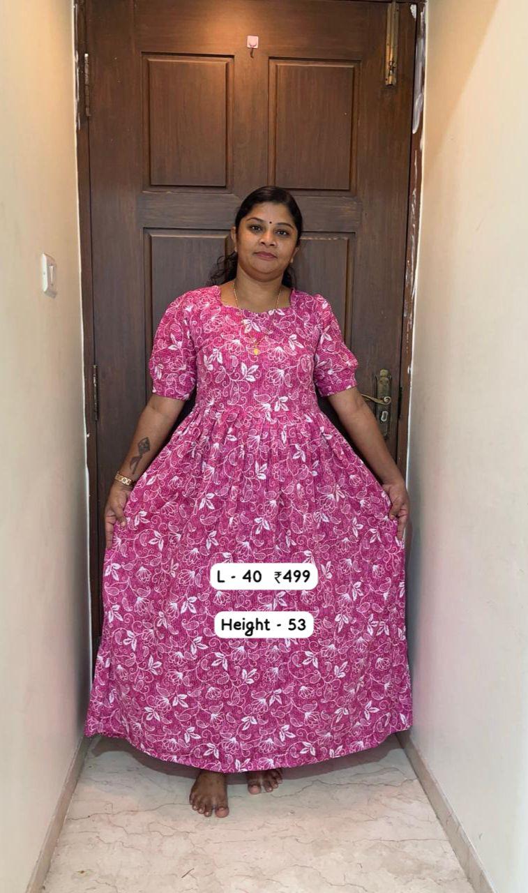 MFS211 Peacock maxi frock YY1