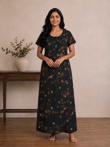 AASZ055 Peacock zip Nighty LPS CPS