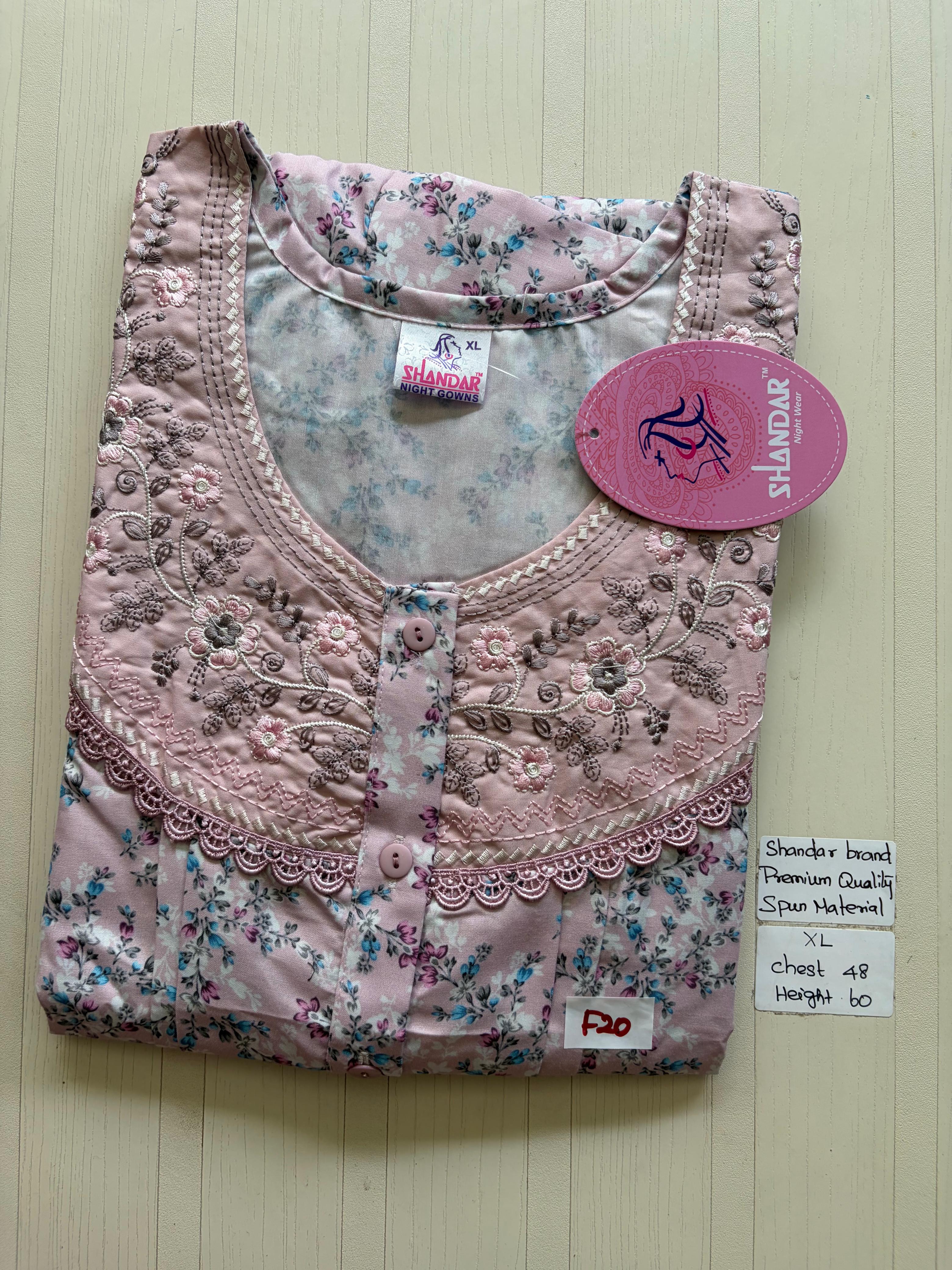 CSS 314 Height Shandar Spun nighty