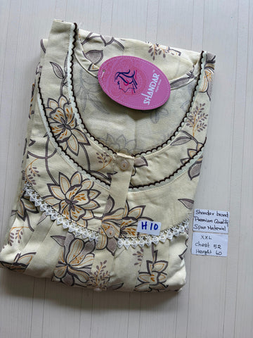 DSS 266 Height Shandar Spun nighty