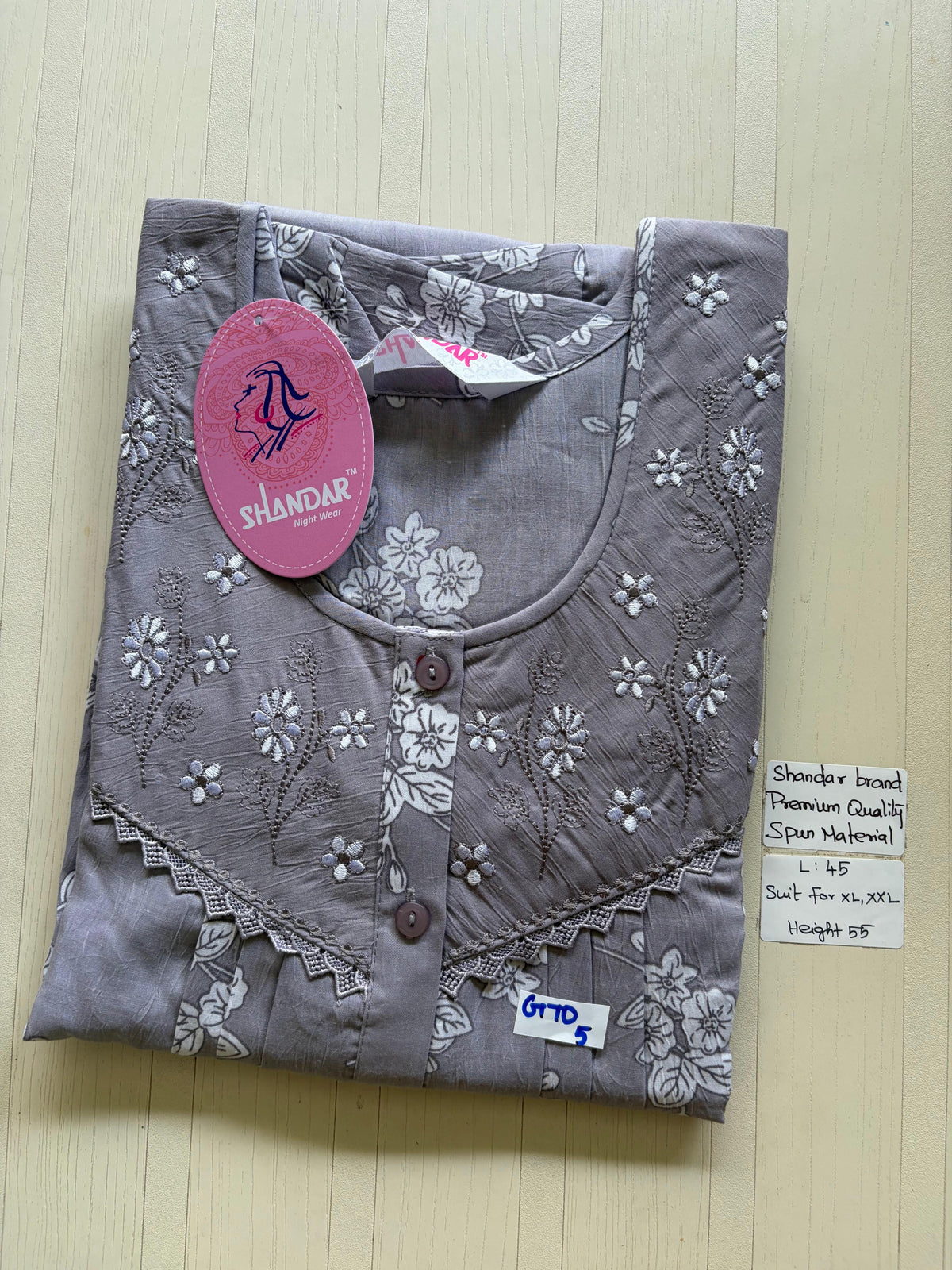 BSS 740 Shandar Spun nighty