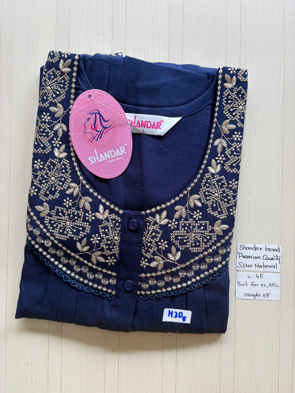 BSS 728 Shandar Spun nighty