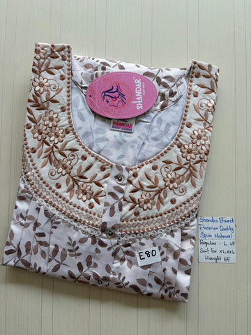 BSS 733 Shandar Spun nighty