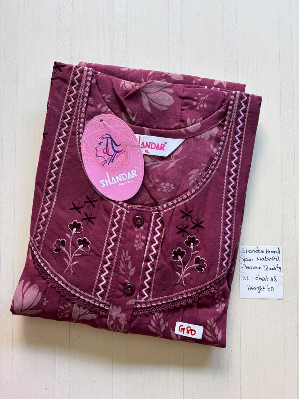 CSS 359 Height Shandar Spun nighty