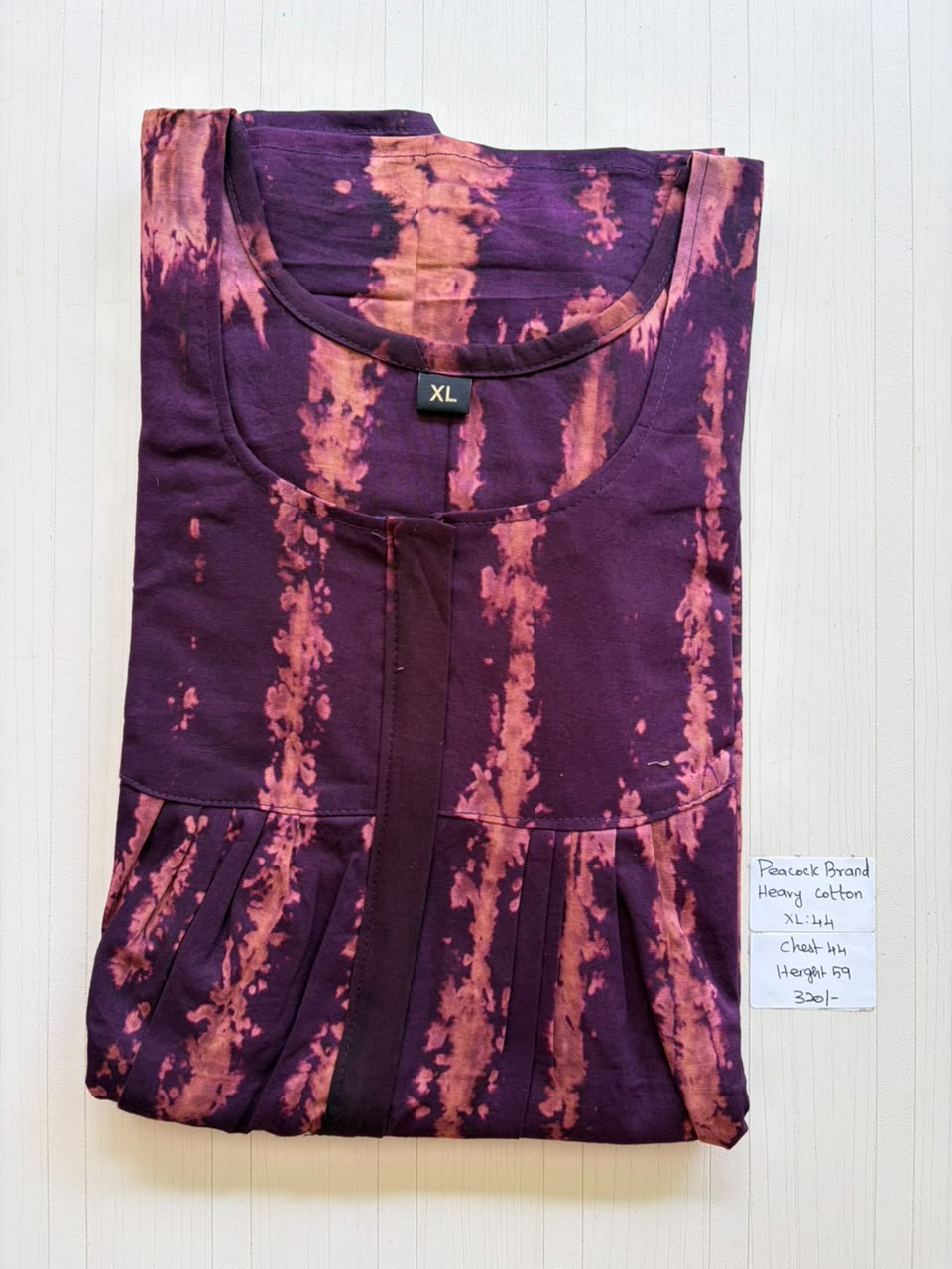 AASHP 218 Height Peacock Zip Nighty BP HP CPS