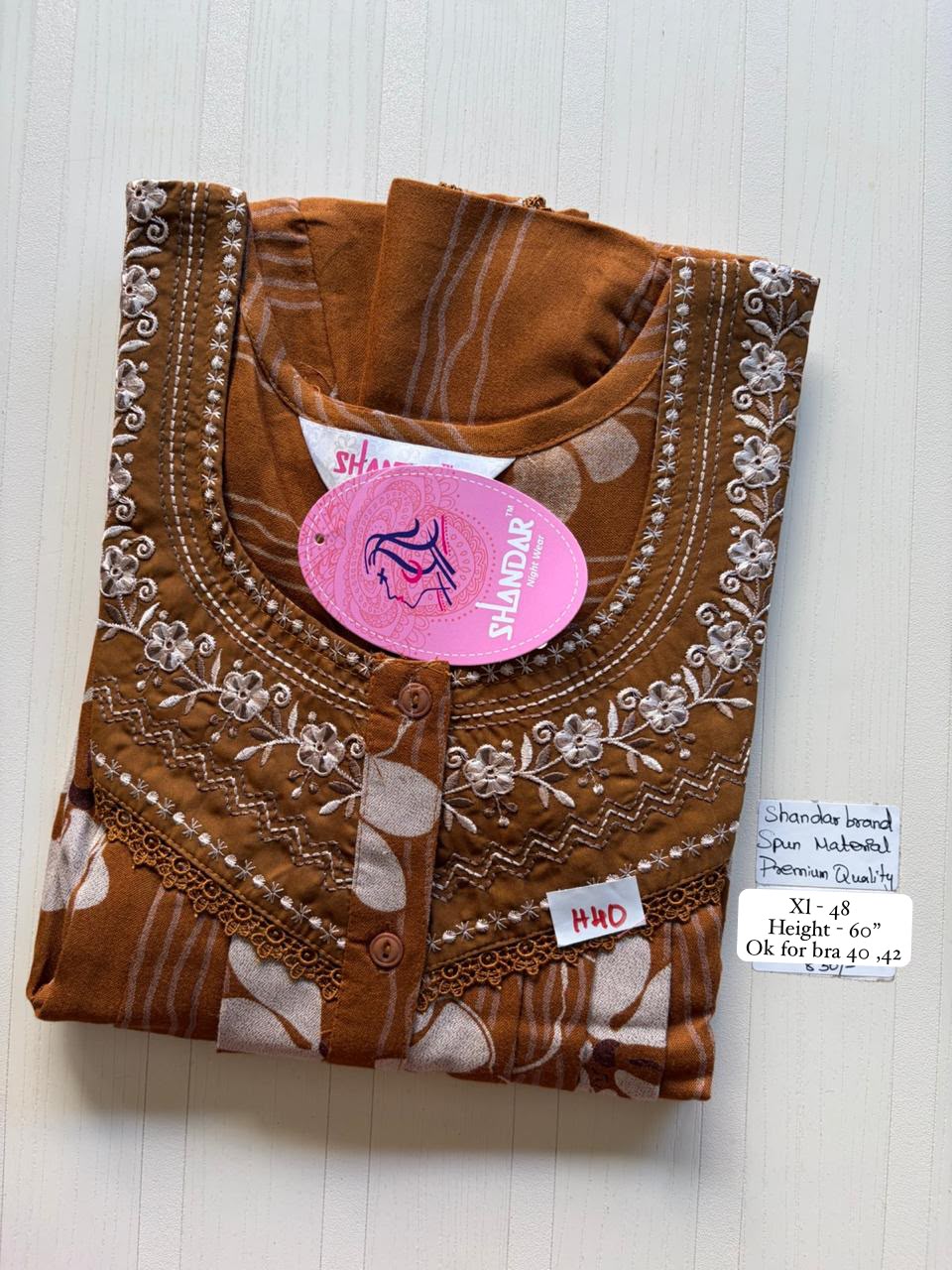 CSS 449 Height Shandar Spun nighty
