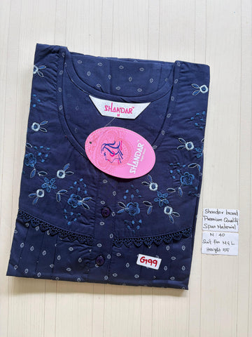 ASS 397 Shandar Spun nighty