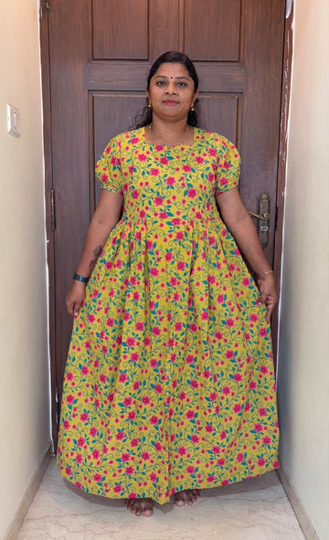MFS 479 Height Peacock Feeding Maxi Frock FM1 YY1 YY2
