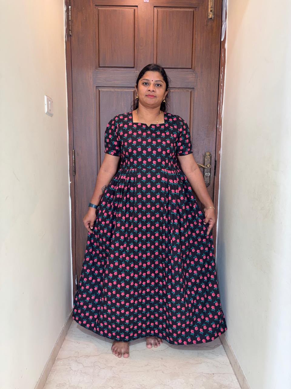 MFS 471 Peacock Feeding Maxi Frock FM1 YY1 YY2