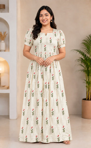 MFS 482 Height Peacock Maxi Frock YY1 YY2