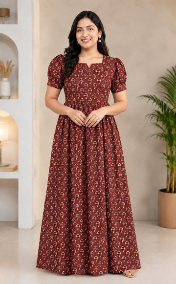MFS 485 Height Peacock Maxi Frock YY1 YY2