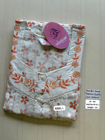ASS 463 Shandar Spun nighty