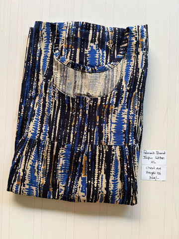 AASBP 411 Peacock Pleats Zip Nighty BP BPS CPS