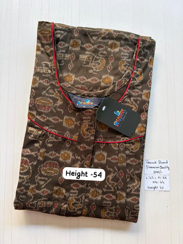 AAS5294 Peacock pleats Zip premium quality BP DD CPS DPS Height 54