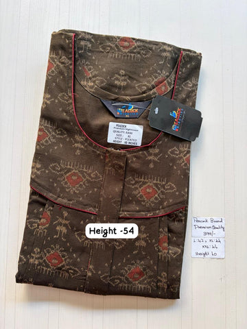 AAS5289 Peacock pleats Zip premium quality BP DD CPS DPS Height 54