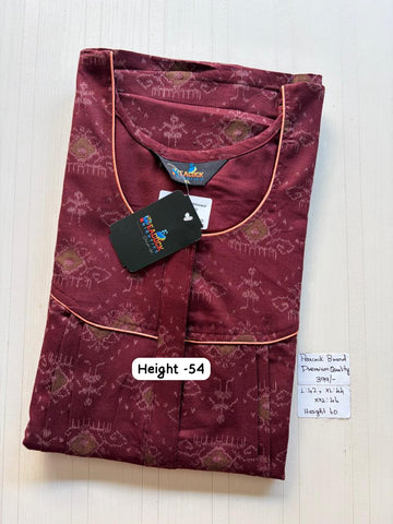 AAS5284 Peacock pleats Zip premium quality BP DD CPS DPS Height 54