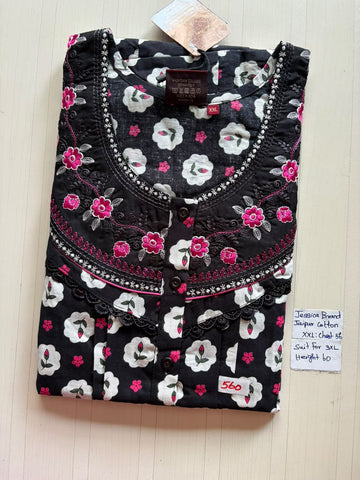 DJS 568 Height Jessica Pleats JC Nighty 550