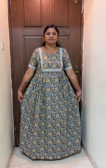 MFS 515 Height Peacock Maxi Frock YY1 YY2