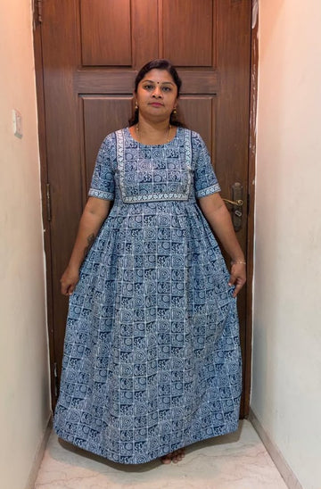 MFS 508 Height Peacock Maxi Frock YY1 YY2