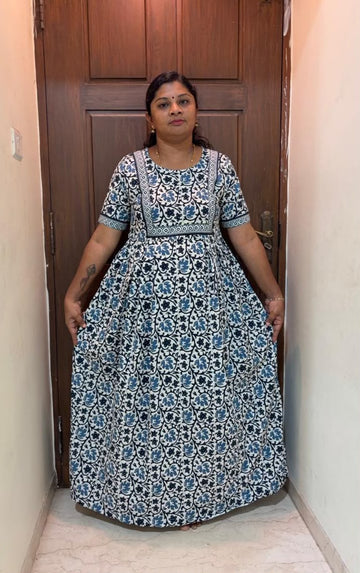 MFS 506 Height Peacock Maxi Frock YY1 YY2