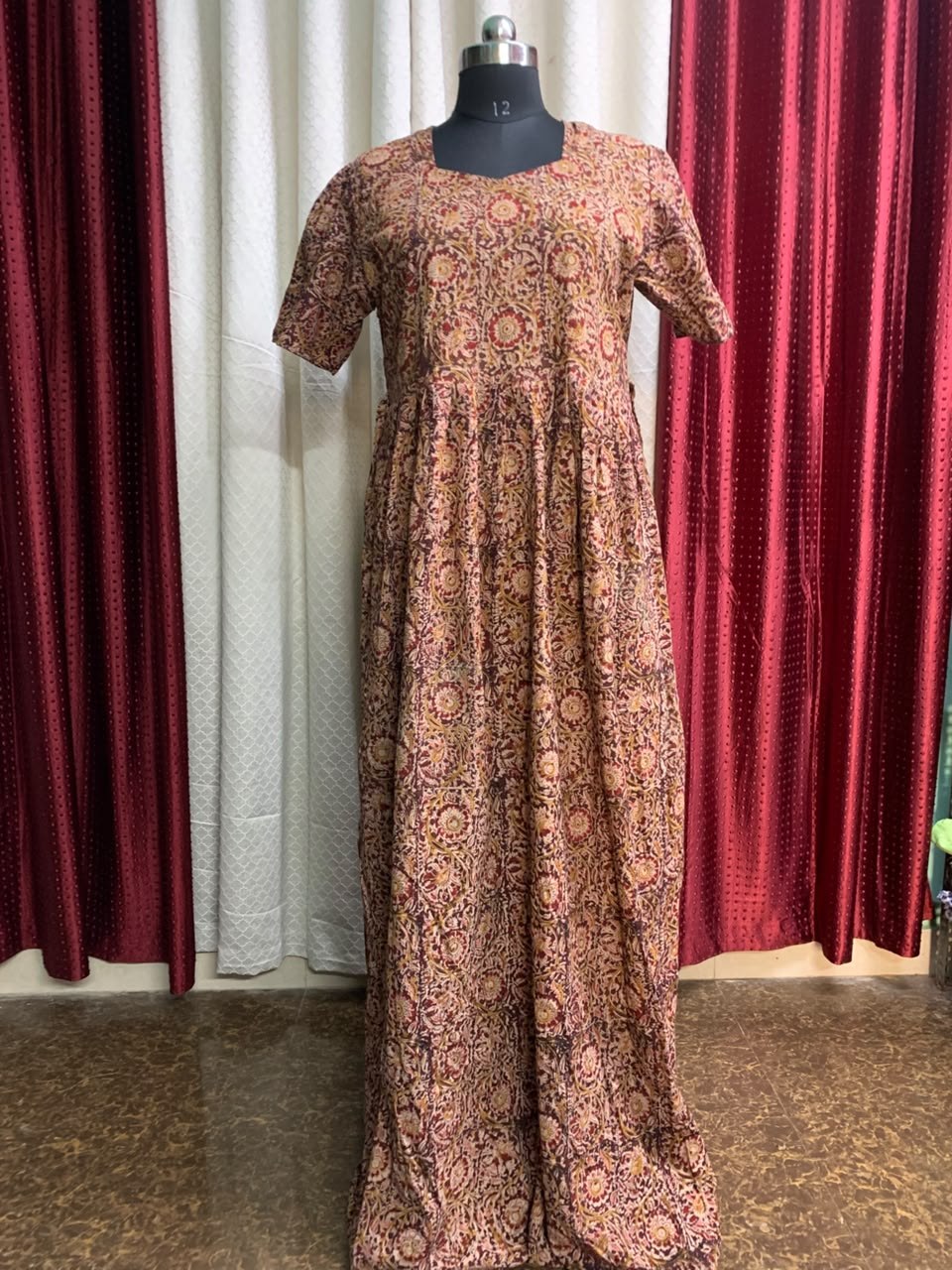 MFS157 Peacock Height maxi frock YY1 YY2