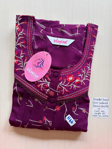 ASS 232 Shandar Spun nighty