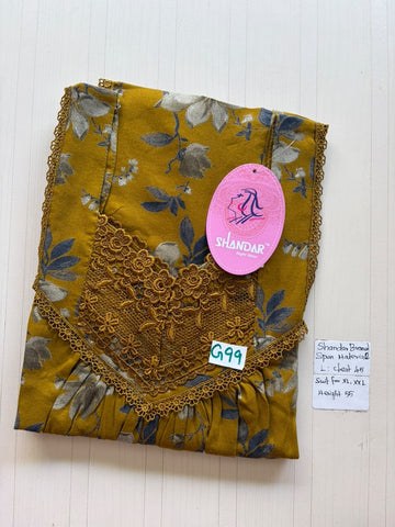 BSS 464 Shandar Spun nighty
