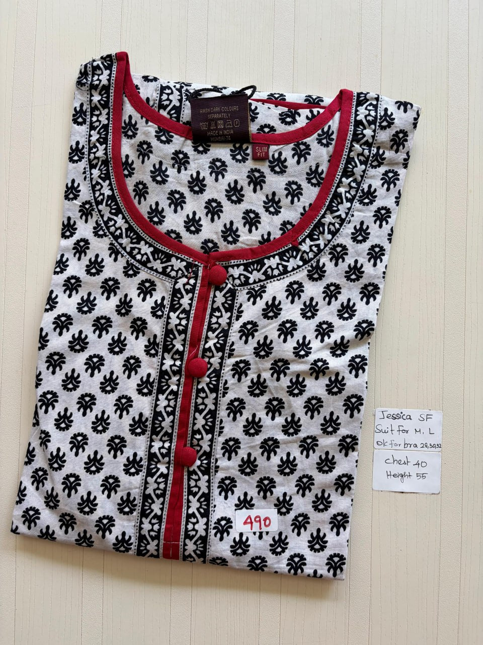 AJS 207 Jessica Slimfit VV AL JC Nighty 550