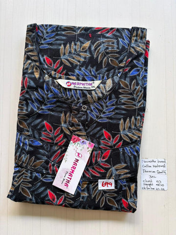 DNS 021 Height Narmatha Pleats Zip Nighty