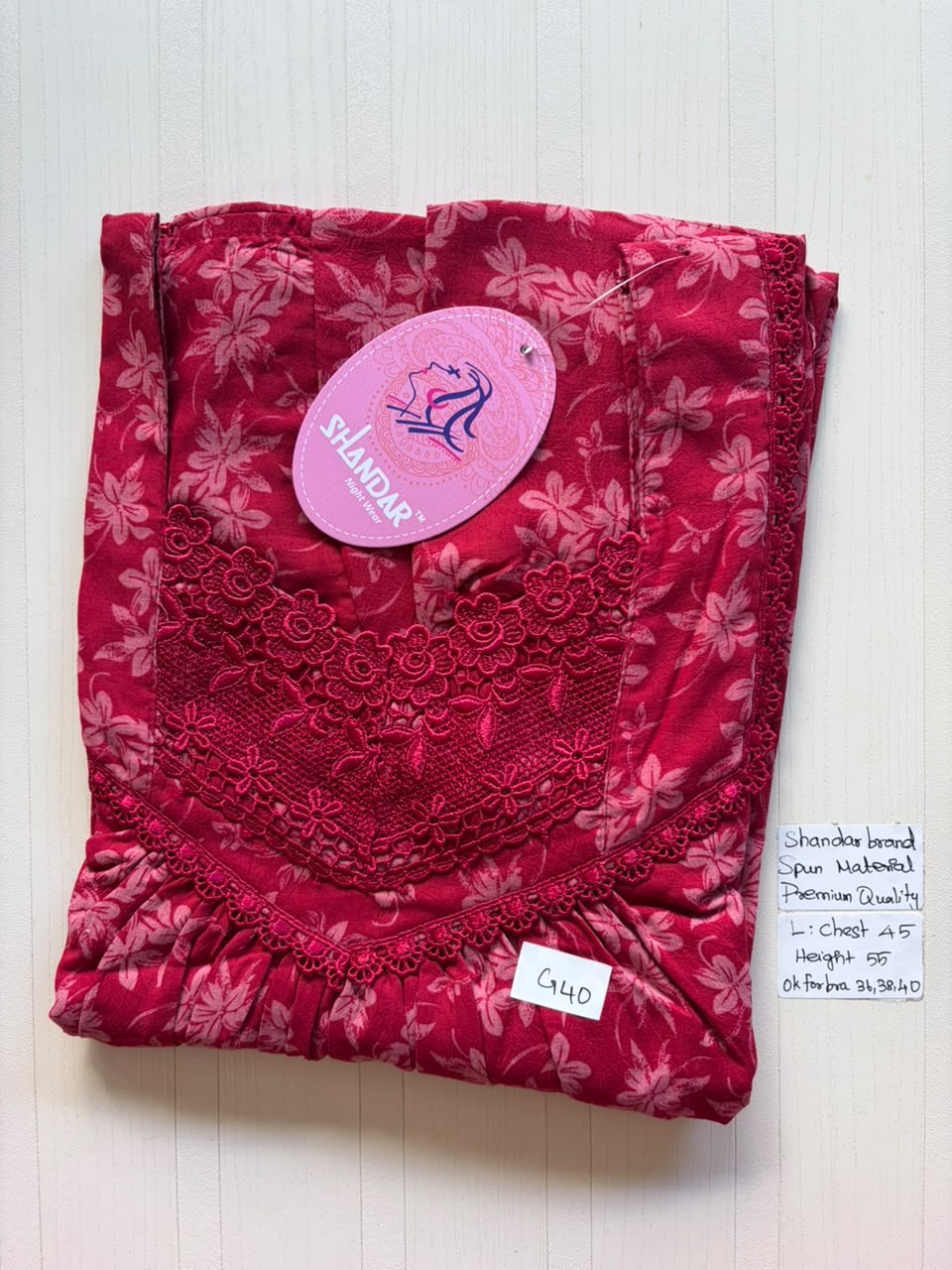 BSS 051 Shandar Spun nighty