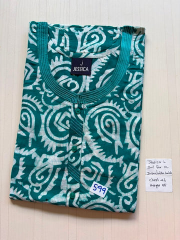 BJS 1047 Jessica VV AL Batik Nighty 550