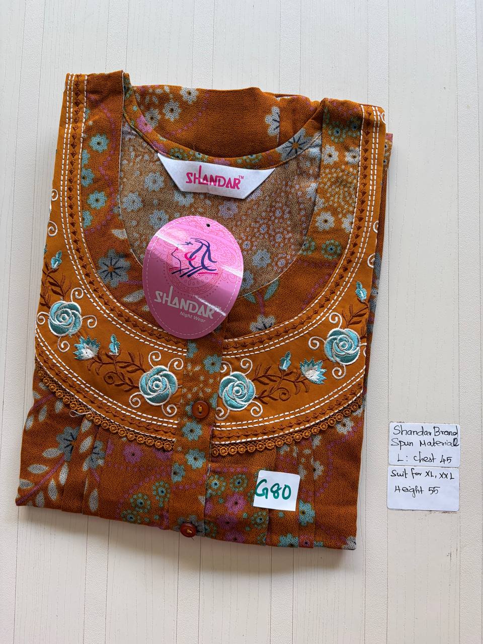 bss 459 Shandar Spun nighty