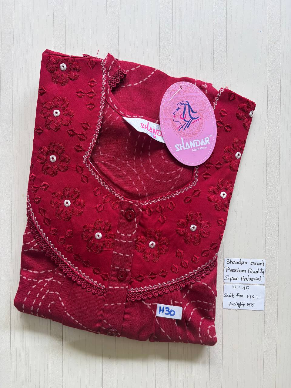 ASS117 Shandar Spun nighty