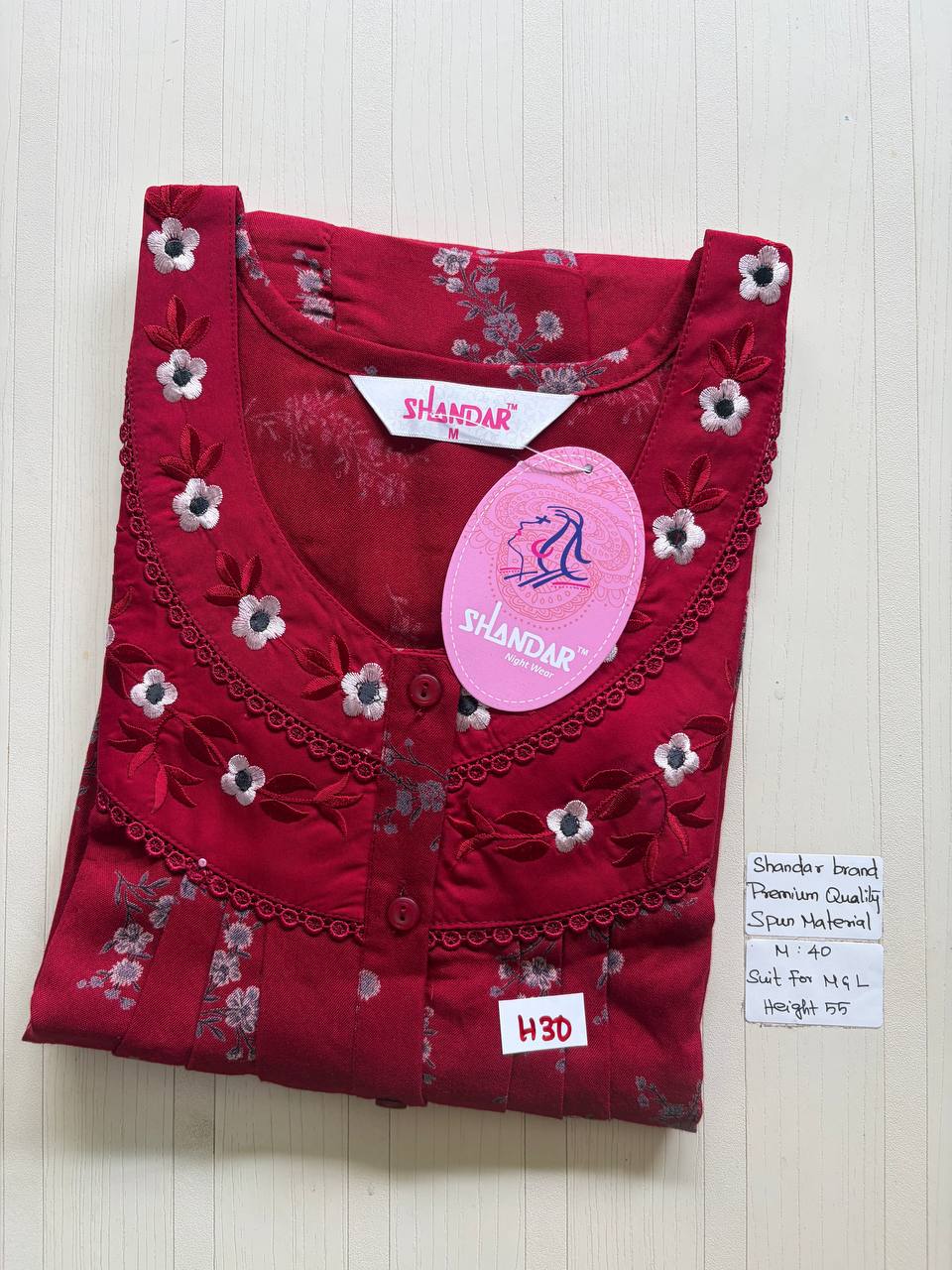 ASS094 Shandar Spun nighty