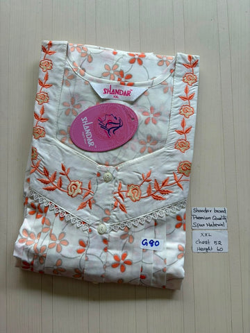 DSS198 Height Shandar Spun Nighty