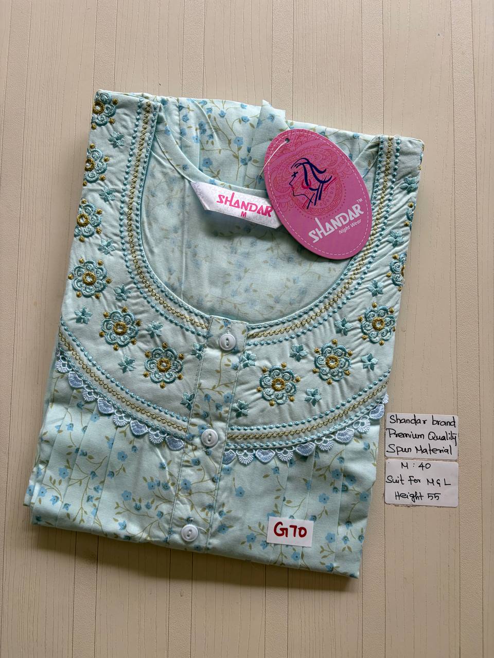 ASS145 Shandar Spun nighty
