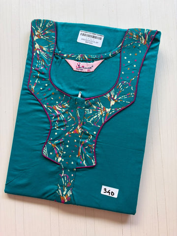 AASKZ 005 Peacock Zip Nighty BP DPS