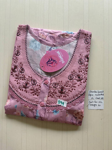 css 592 Shandar Spun nighty