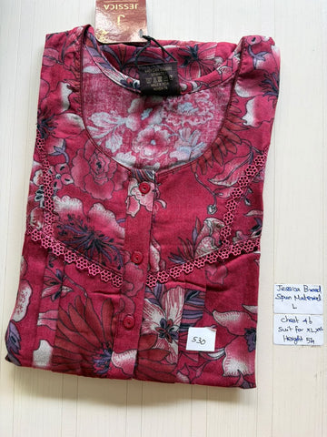 BJS 110 Jessica Pleats Spun Nighty 550