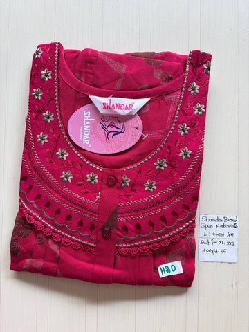 bss 354 Shandar Spun nighty