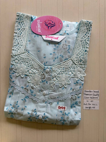 ASS042 Shandar Spun nighty