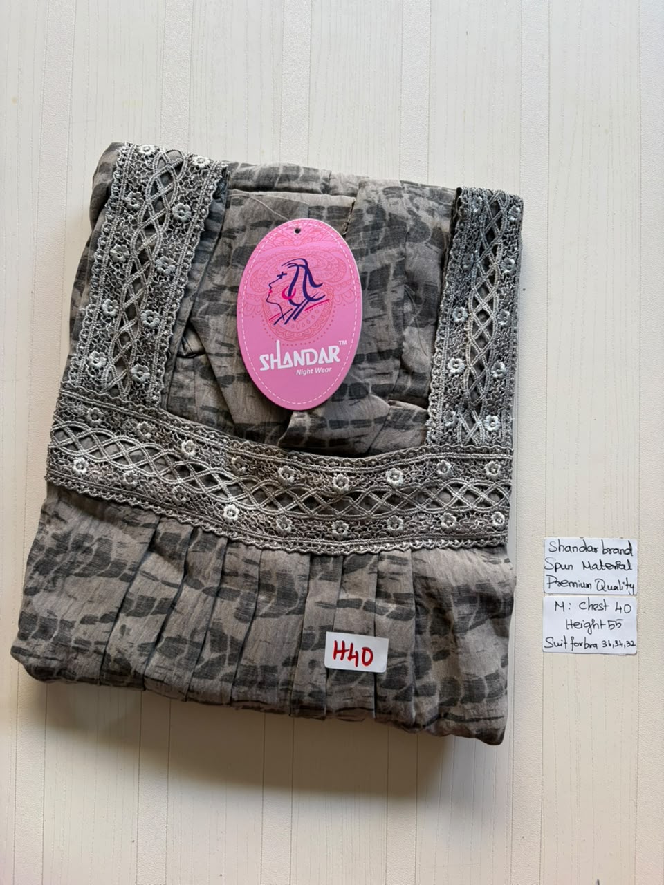 ASS 347 Shandar Spun nighty