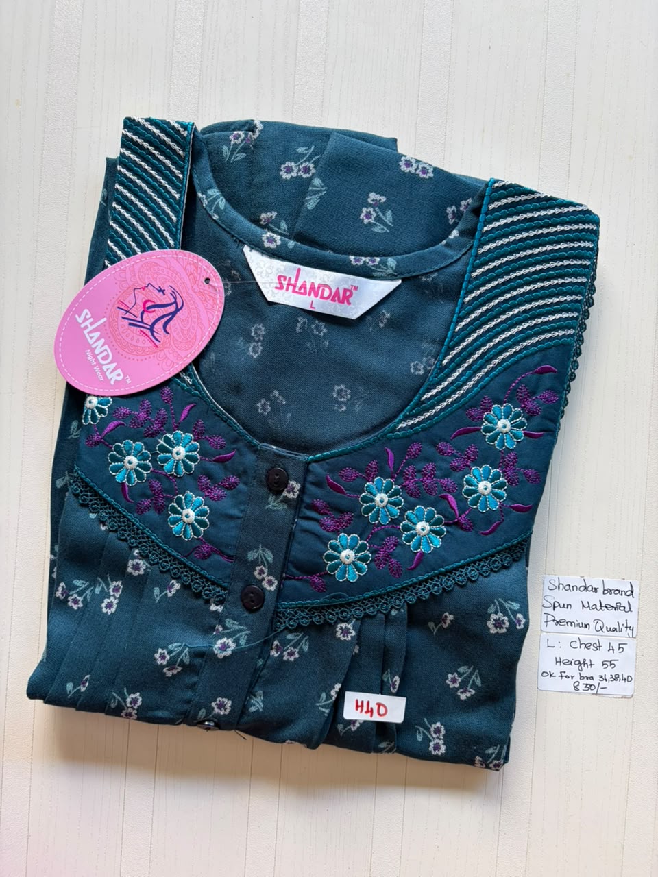 BSS 040 Shandar Spun nighty