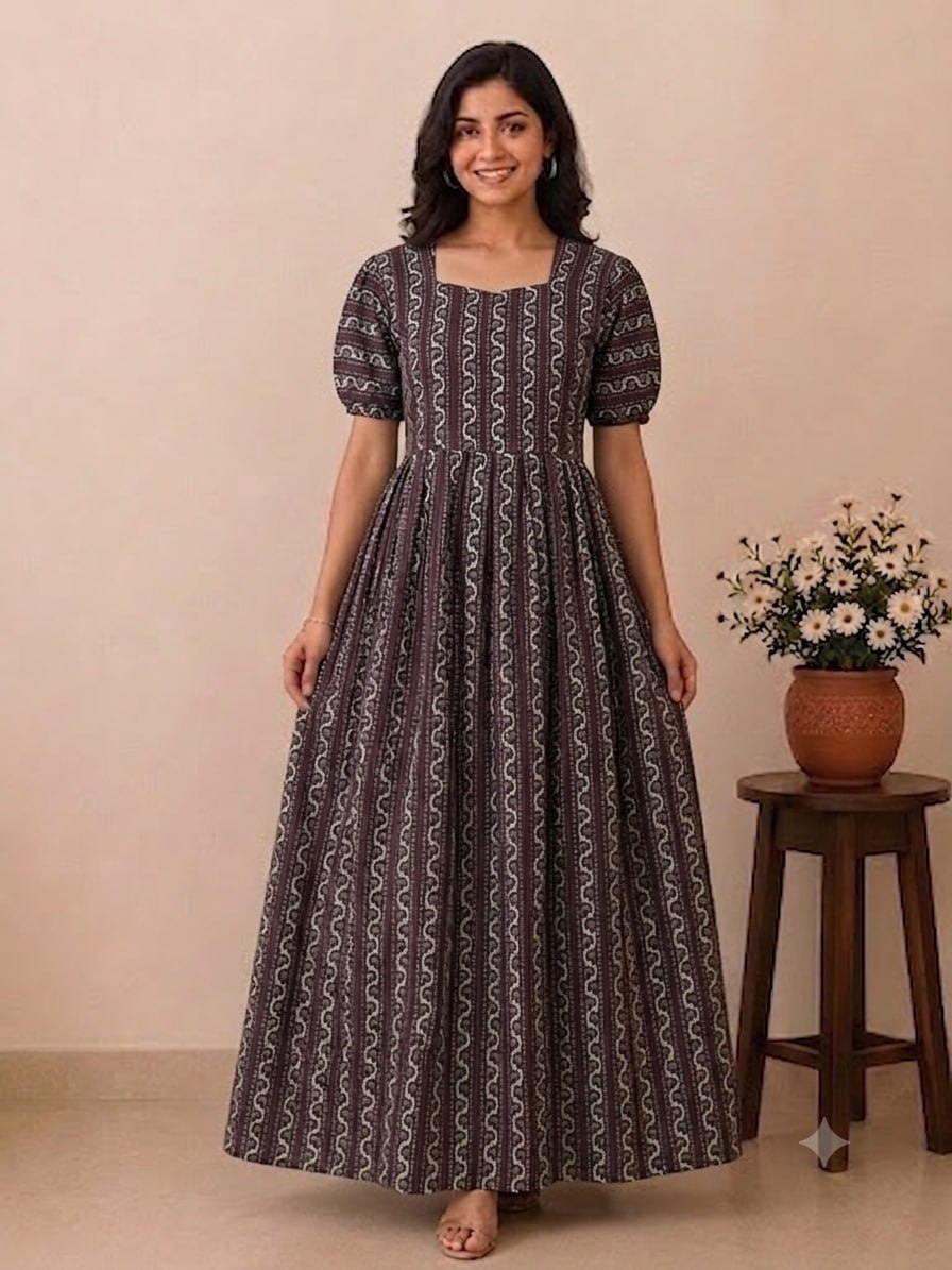 MFS143 Peacock Height maxi frock YY1 YY2