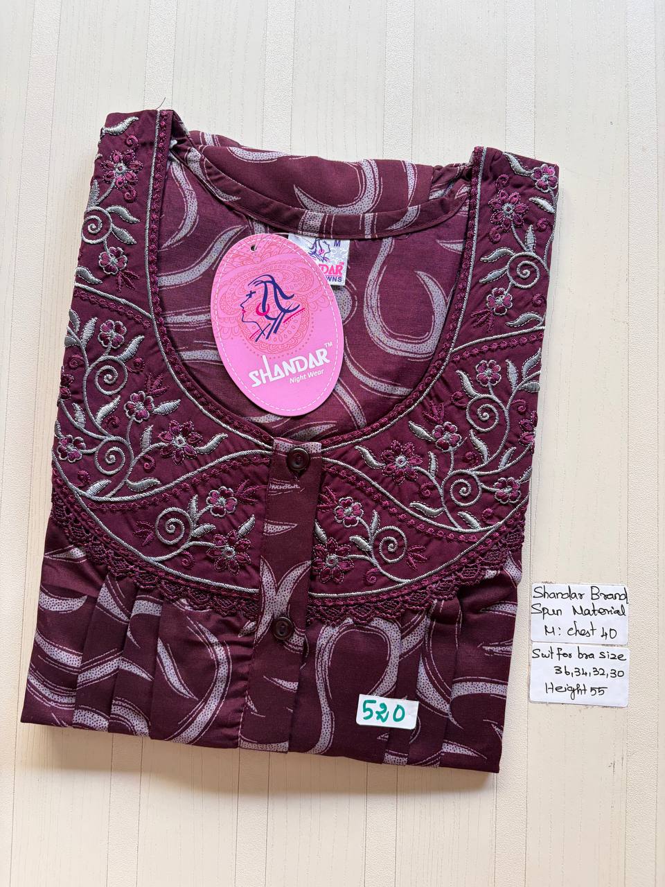 ASS 811 Shandar Spun nighty light